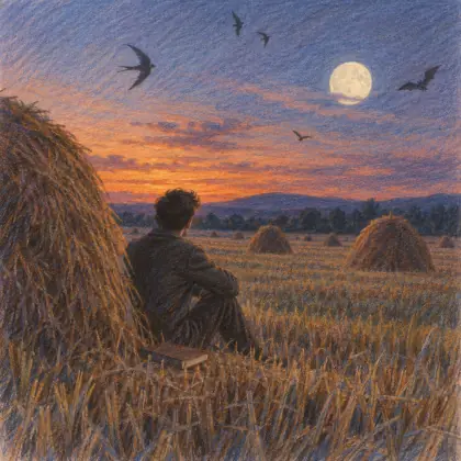 Waiting — Afield at Dusk - poem by - Robert Frost