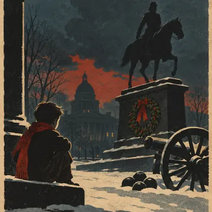 Christmas Eve Under Hooker’s Statue - poem by - Robert Lowell