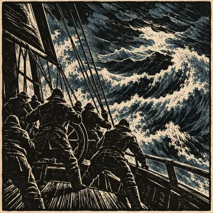 A Song in Storm - poem by - Rudyard Kipling