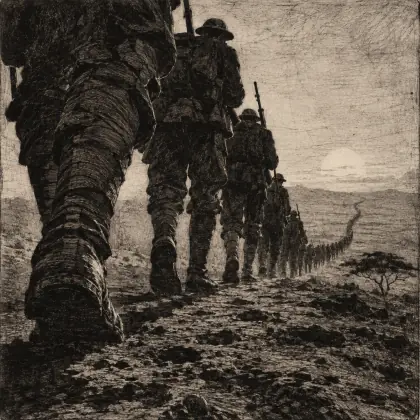 Boots - poem by - Rudyard Kipling