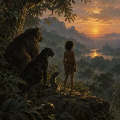 Outsong in the Jungle - poem by - Rudyard Kipling