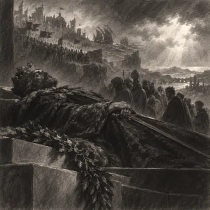 The Dead King - poem by - Rudyard Kipling