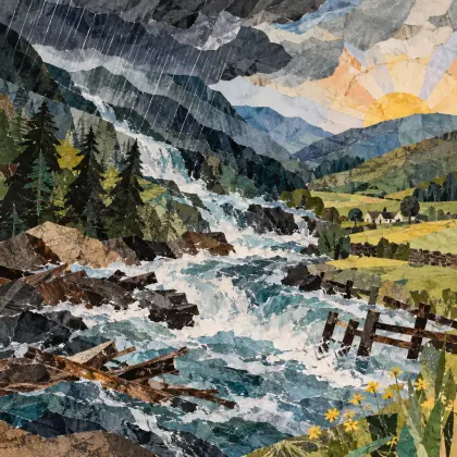The Floods - poem by - Rudyard Kipling