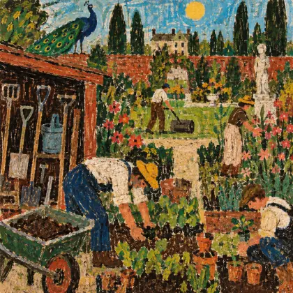 The Glory of the Garden - poem by - Rudyard Kipling