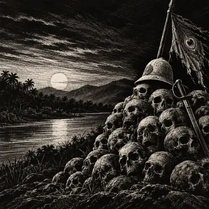 The Grave of the Hundered Head - poem by - Rudyard Kipling