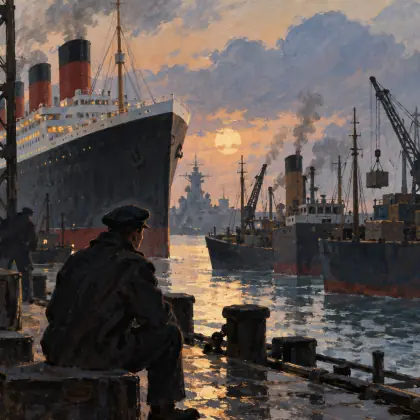 The Liner She's a Lady - poem by - Rudyard Kipling