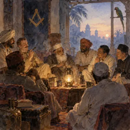 The Mother-lodge - poem by - Rudyard Kipling