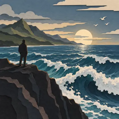 The Sea and the Hills - poem by - Rudyard Kipling