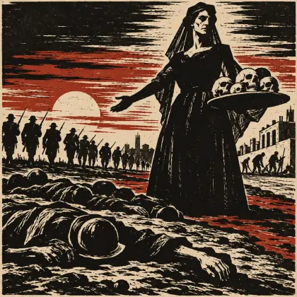 The Widow's Party - poem by - Rudyard Kipling