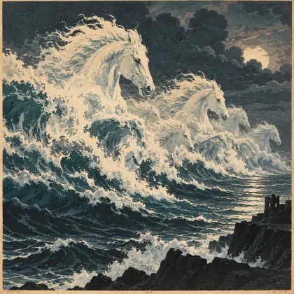 White Horses - poem by - Rudyard Kipling
