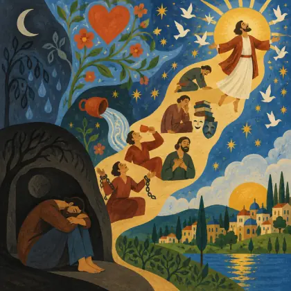 I Was Dead - poem by - Rumi