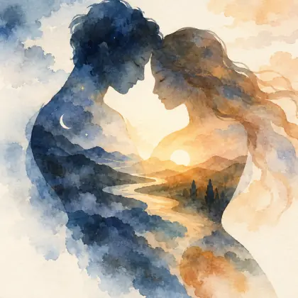 The First Love Story - poem by - Rumi