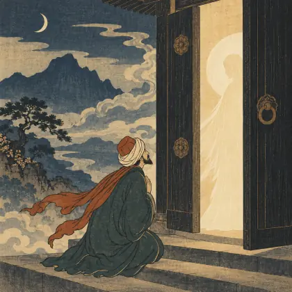 Who Is at My Door? - poem by - Rumi