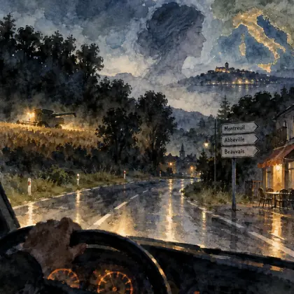 Night Drive - poem by - Seamus Heaney