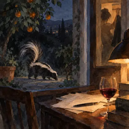 The Skunk - poem by - Seamus Heaney