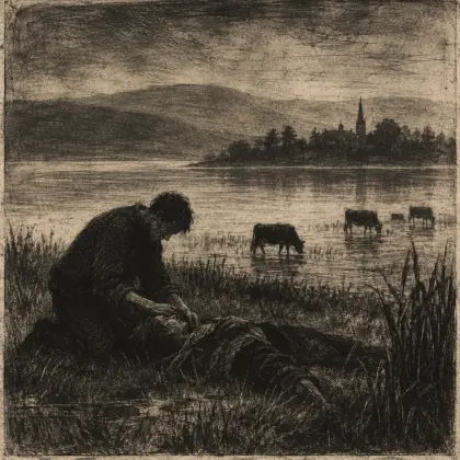The Strand at Lough Beg - poem by - Seamus Heaney
