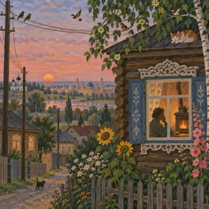 Both This Street and This Little House - poem by - Sergei Yesenin