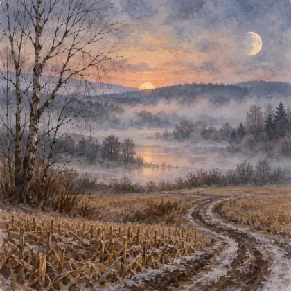 Cleared the Cornfield, Bare the Boughs Are - poem by - Sergei Yesenin