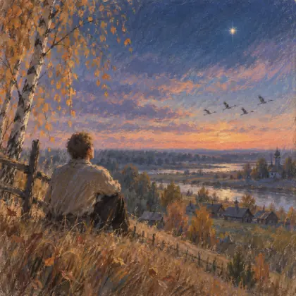 Don't Fall, My Little Star, Keep Shining - poem by - Sergei Yesenin