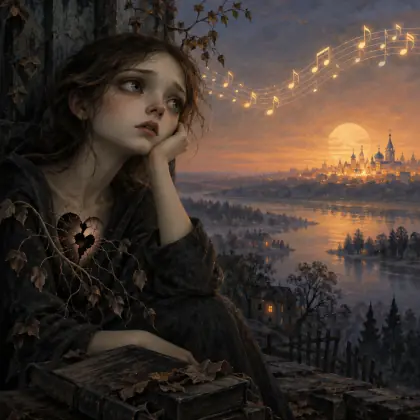Far Away Happy Song - poem by - Sergei Yesenin