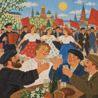 First of May - poem by - Sergei Yesenin