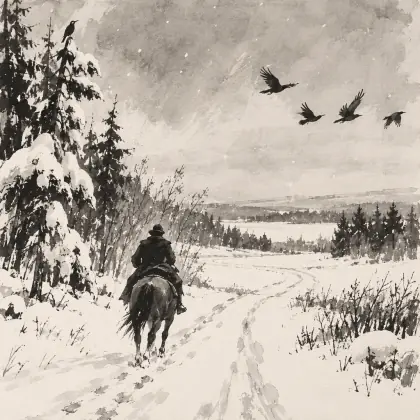 First Snow - poem by - Sergei Yesenin