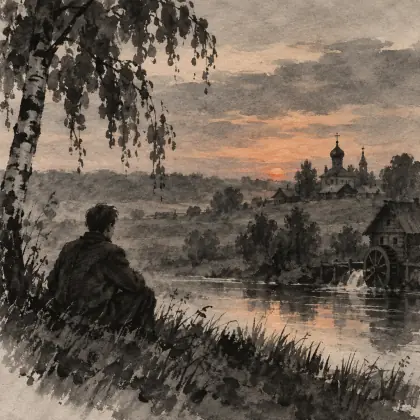 I'm Back at Home. My Dear Land - poem by - Sergei Yesenin