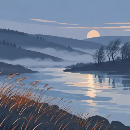 In the Clear Cold the Dales Grow Blue and Tremble - poem by - Sergei Yesenin