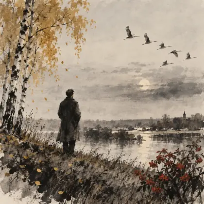 In the Prime of Fall - poem by - Sergei Yesenin