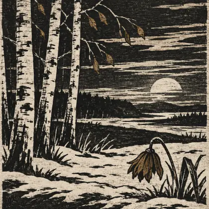 In Winter Flower Never Bloom - poem by - Sergei Yesenin