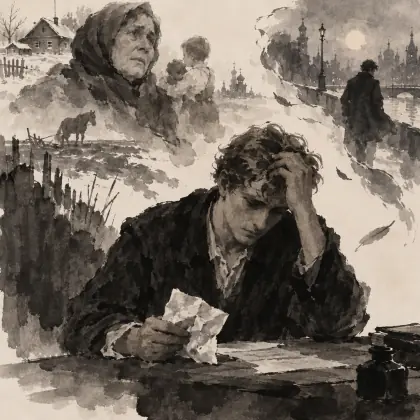 Letter from My Mother - poem by - Sergei Yesenin