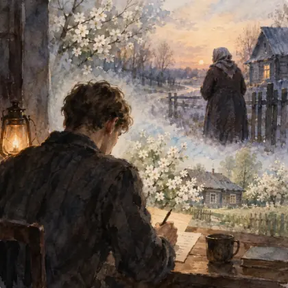 Letter to Mother - poem by - Sergei Yesenin