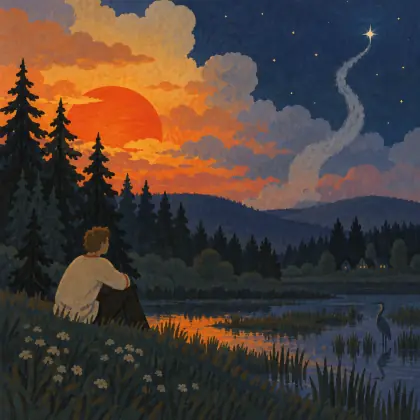 On Heavenly Blue Course - poem by - Sergei Yesenin