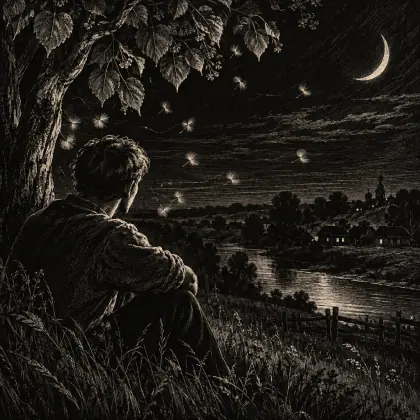 Out-up Is a Crescent; Down, a Wind Is Blowing - poem by - Sergei Yesenin
