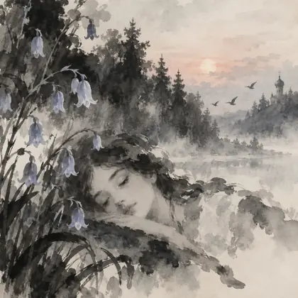 Silver Bluebell, Are You Singing - poem by - Sergei Yesenin