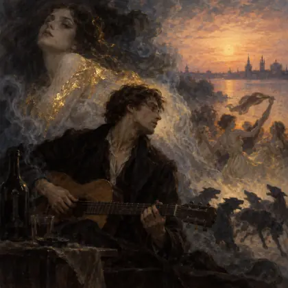 Sing on a Cursed Guitar - poem by - Sergei Yesenin