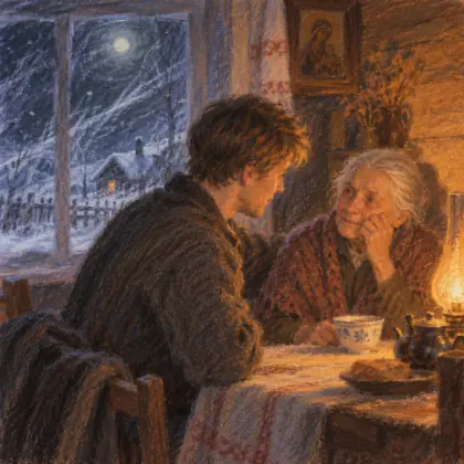 Snowdrift, Piled Up, Is Now Brittle and Callous - poem by - Sergei Yesenin