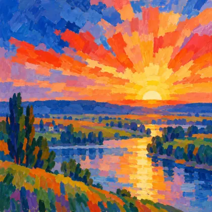 Sunrise - poem by - Sergei Yesenin