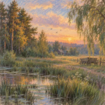 Swamps and Marshland Sodden - poem by - Sergei Yesenin