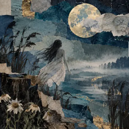 Swimming in the Blue Dust - poem by - Sergei Yesenin