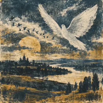 The Dove of Jordan - poem by - Sergei Yesenin