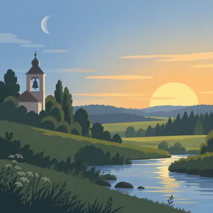 The Dozing Bell - poem by - Sergei Yesenin