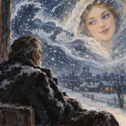 The Snowstorm Is Crying Like a Romany Violin - poem by - Sergei Yesenin