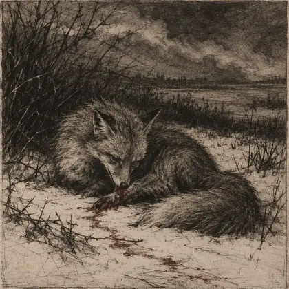 The Vixen - poem by - Sergei Yesenin