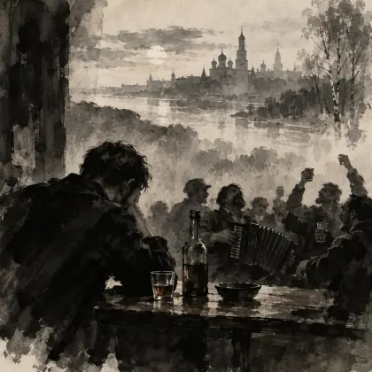 They Are Drinking Here Again, Brawling, Sobbing - poem by - Sergei Yesenin
