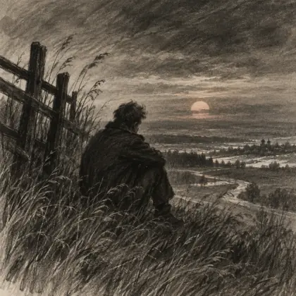 Wind Whistles Through the Steep Fence - poem by - Sergei Yesenin