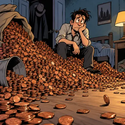 100,000 Pennies - poem by - Shel Silverstein