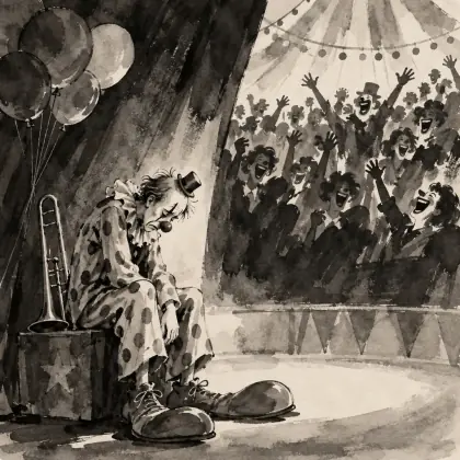 Cloony the Clown - poem by - Shel Silverstein