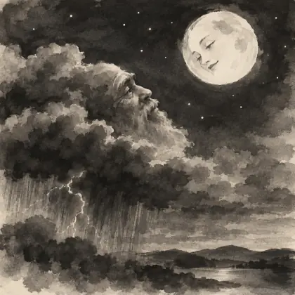 Cloudy Sky - poem by - Shel Silverstein