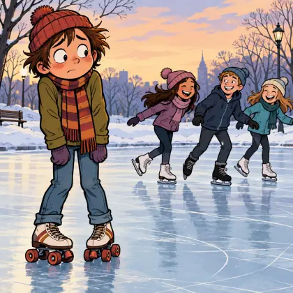 Come Skating - poem by - Shel Silverstein